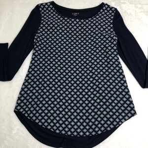 Loft Outlet Navy Blue Top, Size S